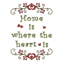 Home Is Where The Heart Is 09 machine embroidery designs