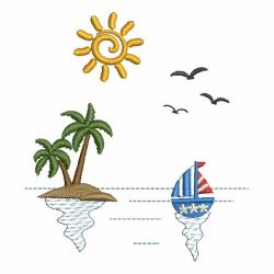Out To Sea 01 machine embroidery designs