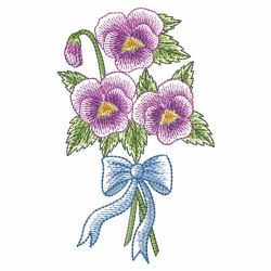Pansy Beauty 04(Sm) machine embroidery designs