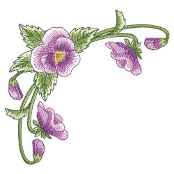 Pansy Beauty 06(Md) machine embroidery designs