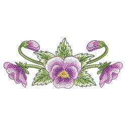 Pansy Beauty 07(Lg) machine embroidery designs