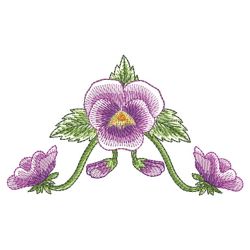 Pansy Beauty 09(Md) machine embroidery designs