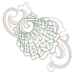 Vintage Baroque Seashell 01(Md) machine embroidery designs