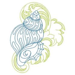 Vintage Baroque Seashell 02(Sm) machine embroidery designs