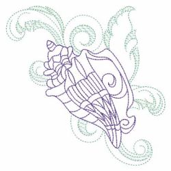 Vintage Baroque Seashell 04(Md) machine embroidery designs