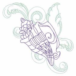 Vintage Baroque Seashell 04(Sm) machine embroidery designs