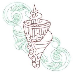 Vintage Baroque Seashell 05(Lg) machine embroidery designs