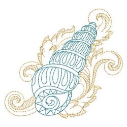 Vintage Baroque Seashell 06(Sm) machine embroidery designs