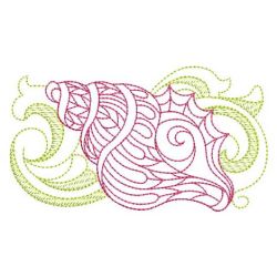 Vintage Baroque Seashell 07(Sm) machine embroidery designs