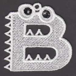 FSL Monster Alphabet 02 machine embroidery designs