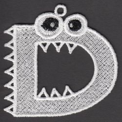 FSL Monster Alphabet 04 machine embroidery designs