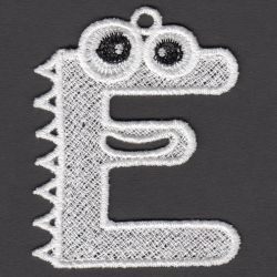 FSL Monster Alphabet 05 machine embroidery designs