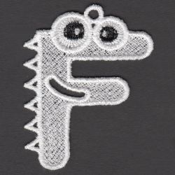 FSL Monster Alphabet 06 machine embroidery designs