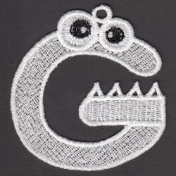 FSL Monster Alphabet 07 machine embroidery designs
