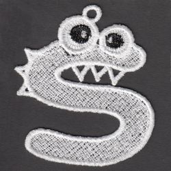 FSL Monster Alphabet 19 machine embroidery designs