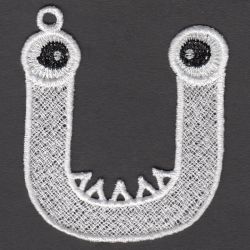 FSL Monster Alphabet 21 machine embroidery designs