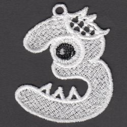 FSL Monster Numbers 03 machine embroidery designs