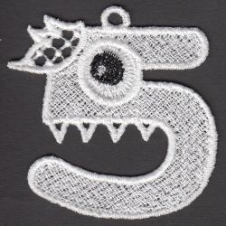 FSL Monster Numbers 05 machine embroidery designs