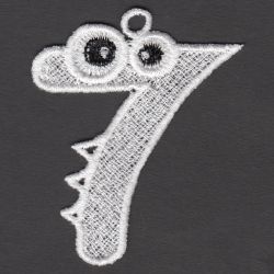 FSL Monster Numbers 07 machine embroidery designs