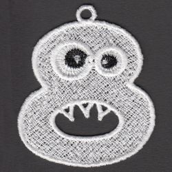 FSL Monster Numbers 08 machine embroidery designs