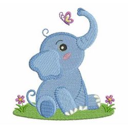 Baby Elephant machine embroidery designs