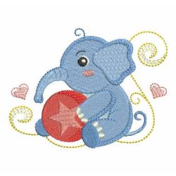 Baby Elephant 08 machine embroidery designs