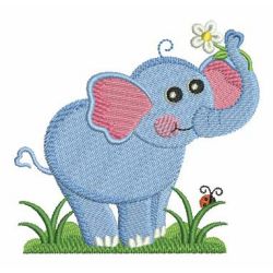 Baby Elephant 09 machine embroidery designs