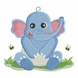 Baby Elephant 10 machine embroidery designs