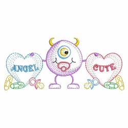 Baby Monsters 06(Md) machine embroidery designs