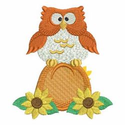 Autumn Owls 01 machine embroidery designs