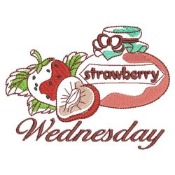 Days Of The Week Fruits 04(Sm) machine embroidery designs