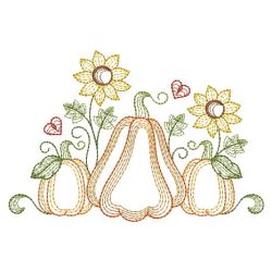 Rippled Pumpkins 02(Sm) machine embroidery designs