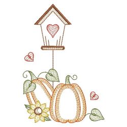 Rippled Pumpkins 03(Lg) machine embroidery designs