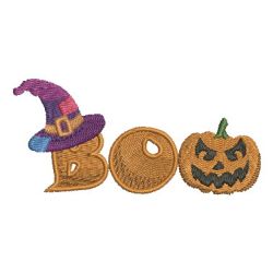 Halloween BOO 02 machine embroidery designs