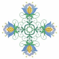 Jacobean Flower Quilt 03(Md) machine embroidery designs