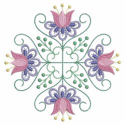 Jacobean Flower Quilt 04(Sm)
