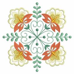 Jacobean Flower Quilt 05(Md) machine embroidery designs