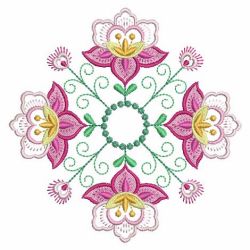 Jacobean Flower Quilt 08(Lg) machine embroidery designs