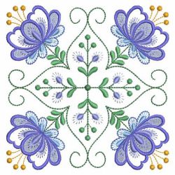 Jacobean Flower Quilt 10(Lg) machine embroidery designs