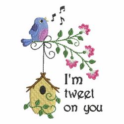 Sweet Tweets 09 machine embroidery designs