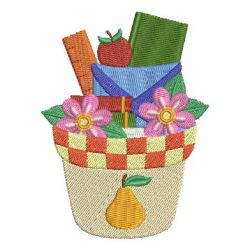 Months Of The Year Baskets 09 machine embroidery designs