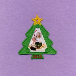 FSL Babys 1st Christmas Photo Ornaments 02 machine embroidery designs