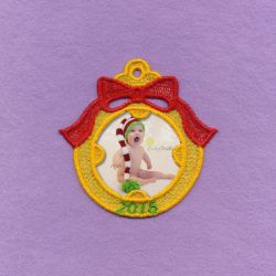 FSL Babys 1st Christmas Photo Ornaments 04 machine embroidery designs
