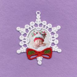 FSL Babys 1st Christmas Photo Ornaments 07 machine embroidery designs