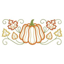 Give Thanks Pumpkins 06(Md) machine embroidery designs