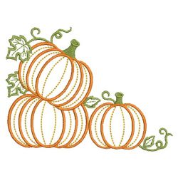 Give Thanks Pumpkins 11(Lg) machine embroidery designs
