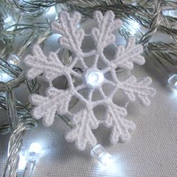 FSL Christmas Snowflake Lights machine embroidery designs