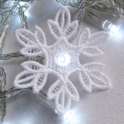 FSL Christmas Snowflake Lights 02 machine embroidery designs