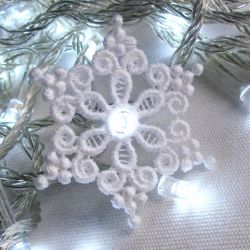 FSL Christmas Snowflake Lights 03 machine embroidery designs