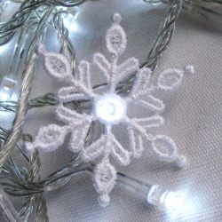 FSL Christmas Snowflake Lights 08 machine embroidery designs